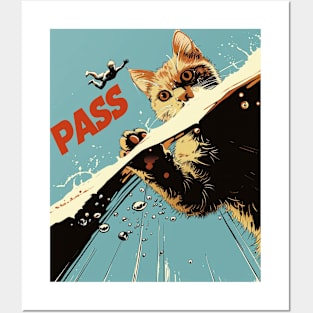 Cat Paws Play Posters and Art